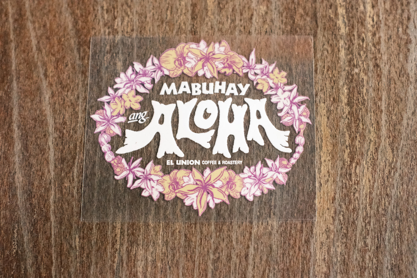 Mabuhay Ang Aloha UV DTF Sticker (Purple)