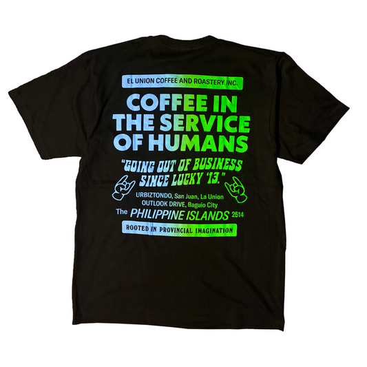 In The Service Tee in Black