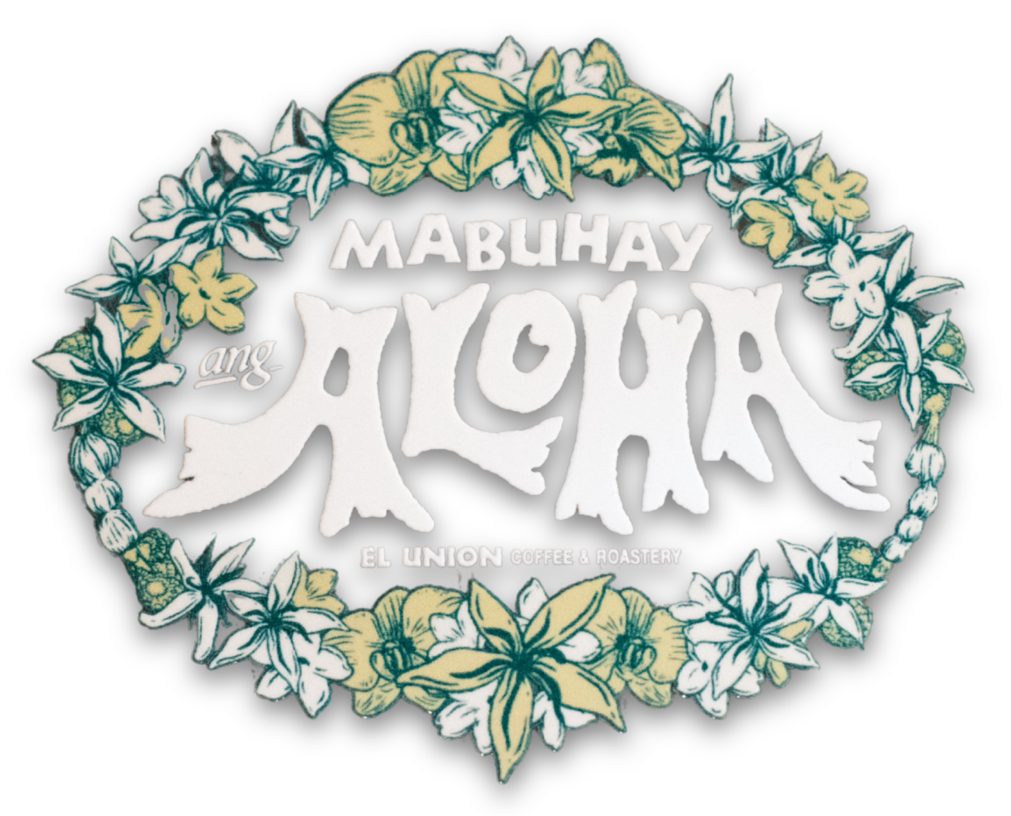 Mabuhay Ang Aloha UV DTF Sticker (Green)