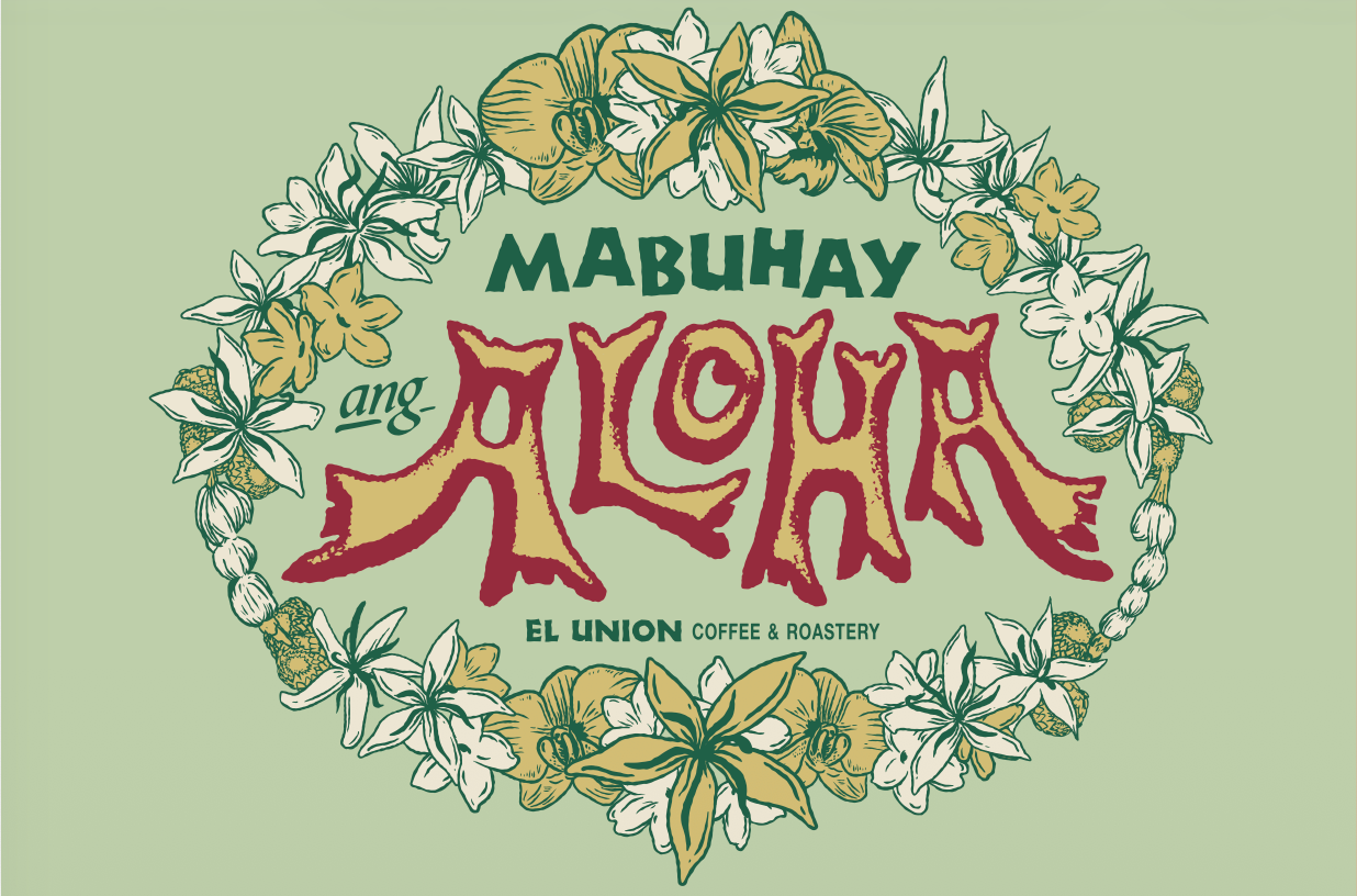 Mabuhay Ang Aloha Postcard - Green