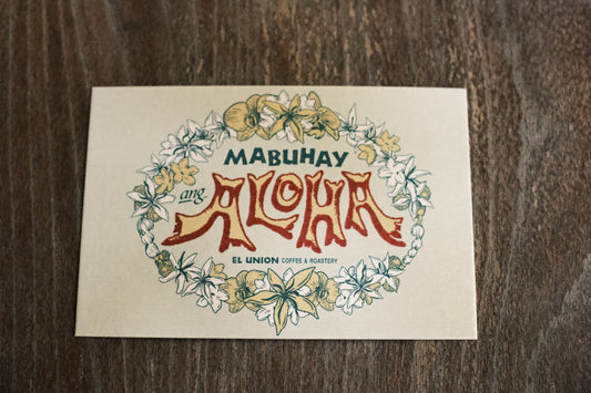 Mabuhay Ang Aloha Postcard (Green)