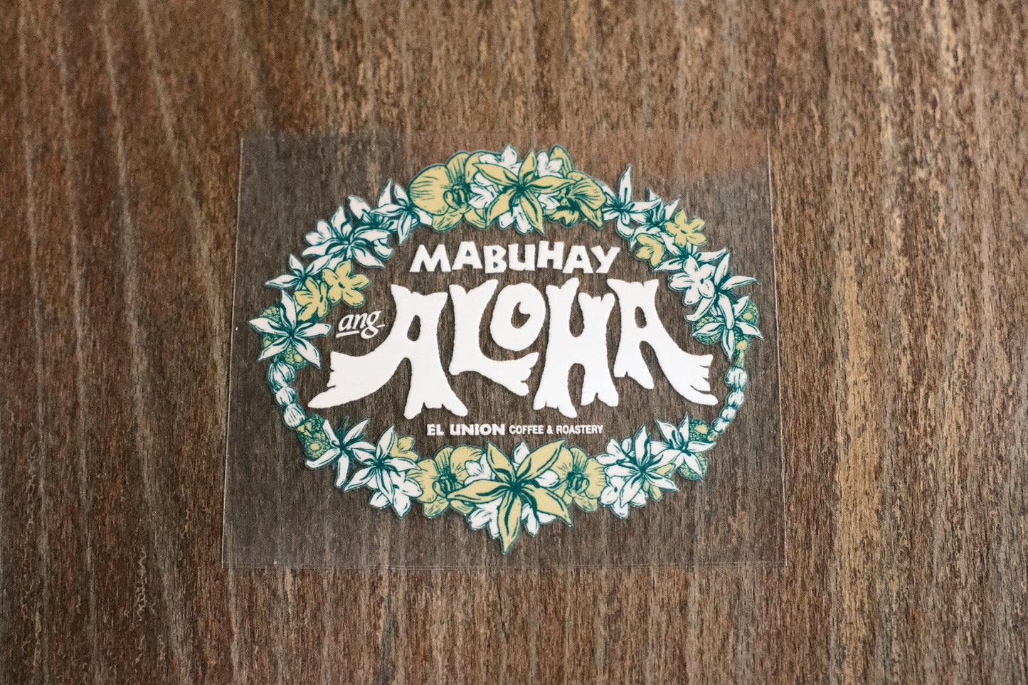 Mabuhay Ang Aloha UV DTF Sticker (Green)