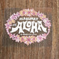 Mabuhay Ang Aloha UV DTF Sticker (Purple)
