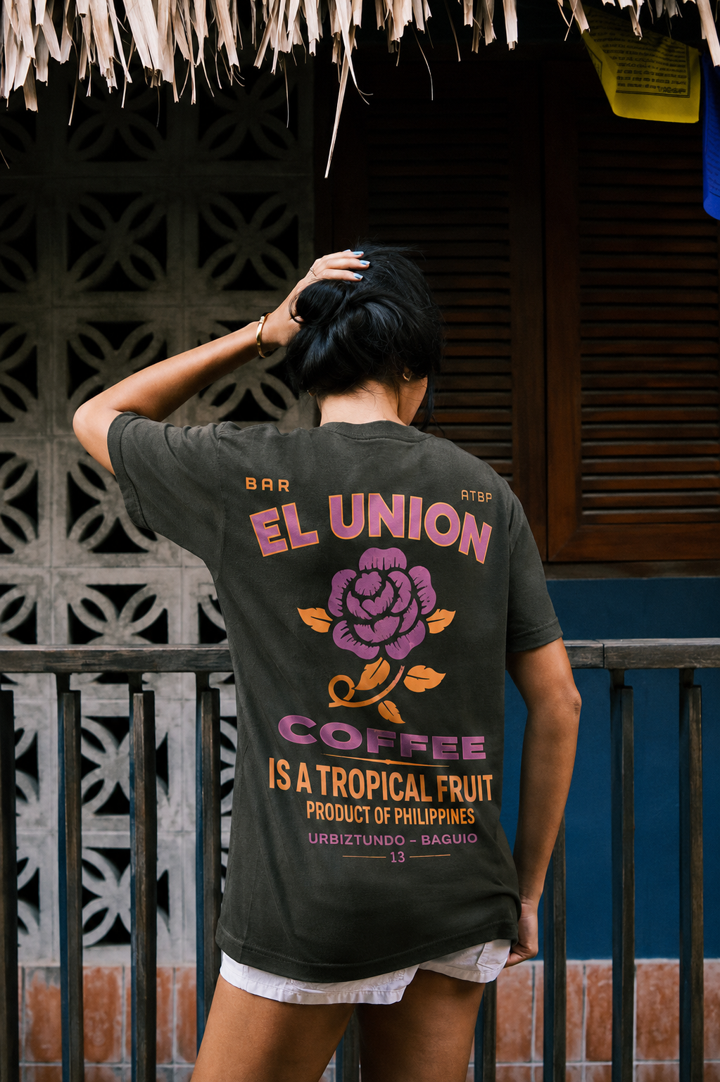 Roses Logo Tee Army Green