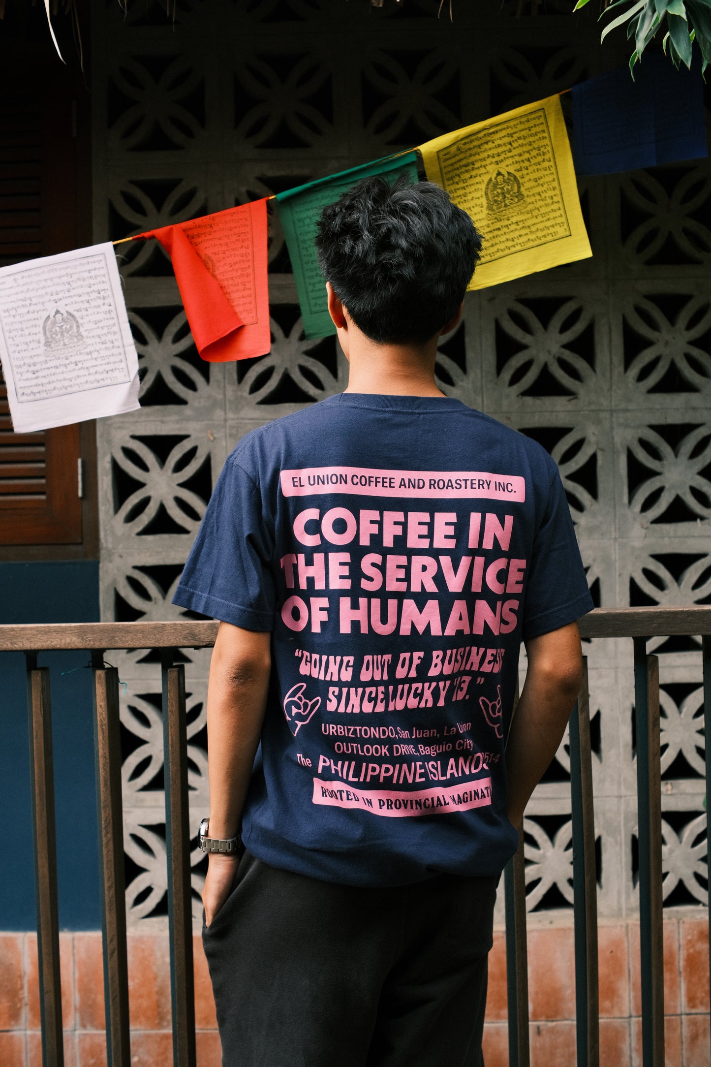 In The Service Tee Metro Blue