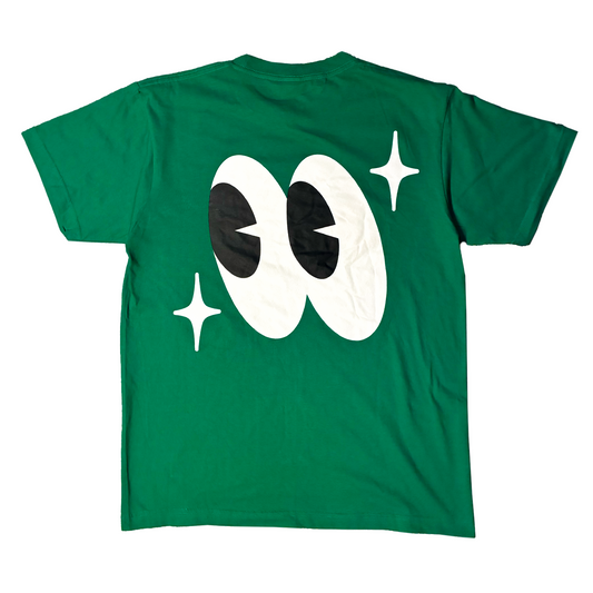Watch Your Back Tee in Green
