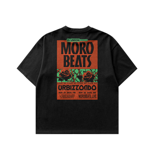 Morobeats Live Tee in Black