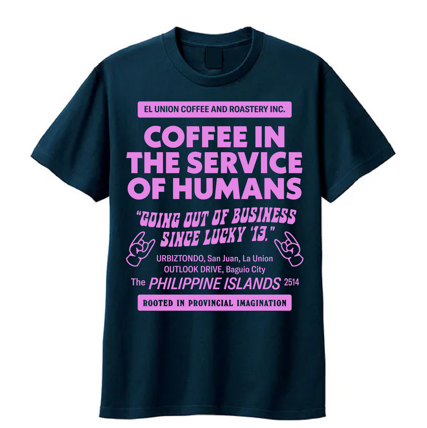 In The Service Tee Metro Blue