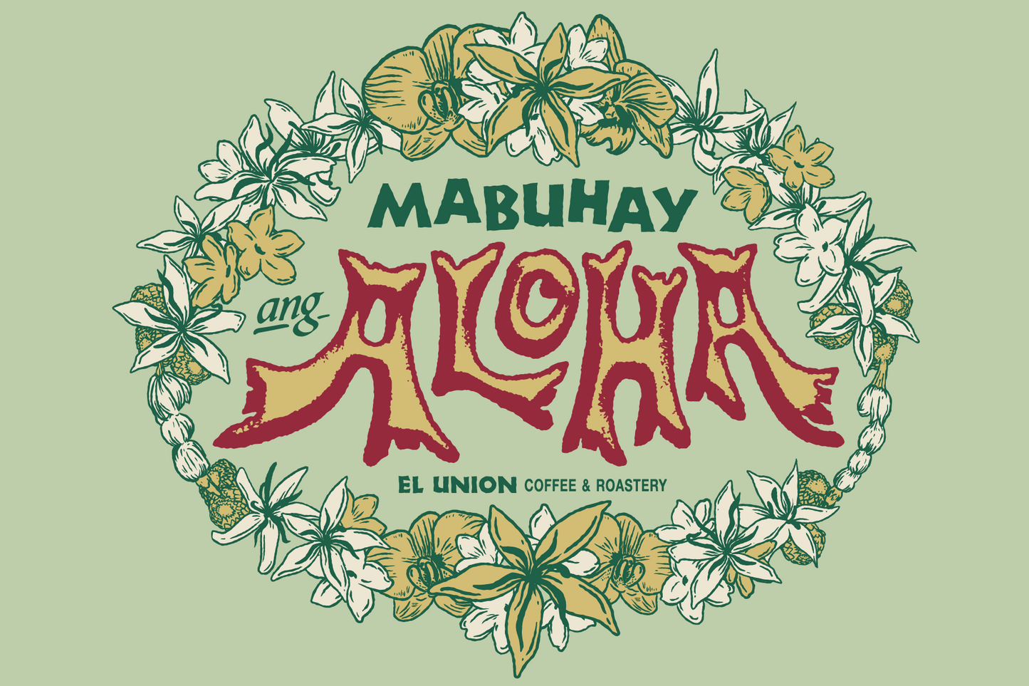 Mabuhay Ang Aloha Postcard (Green)