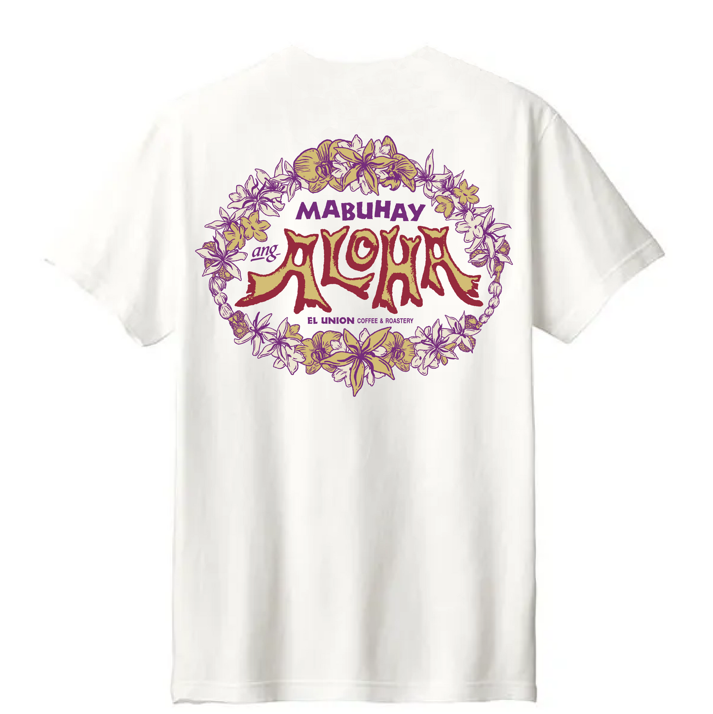 Mabuhay Ang Aloha Tee in Ivory