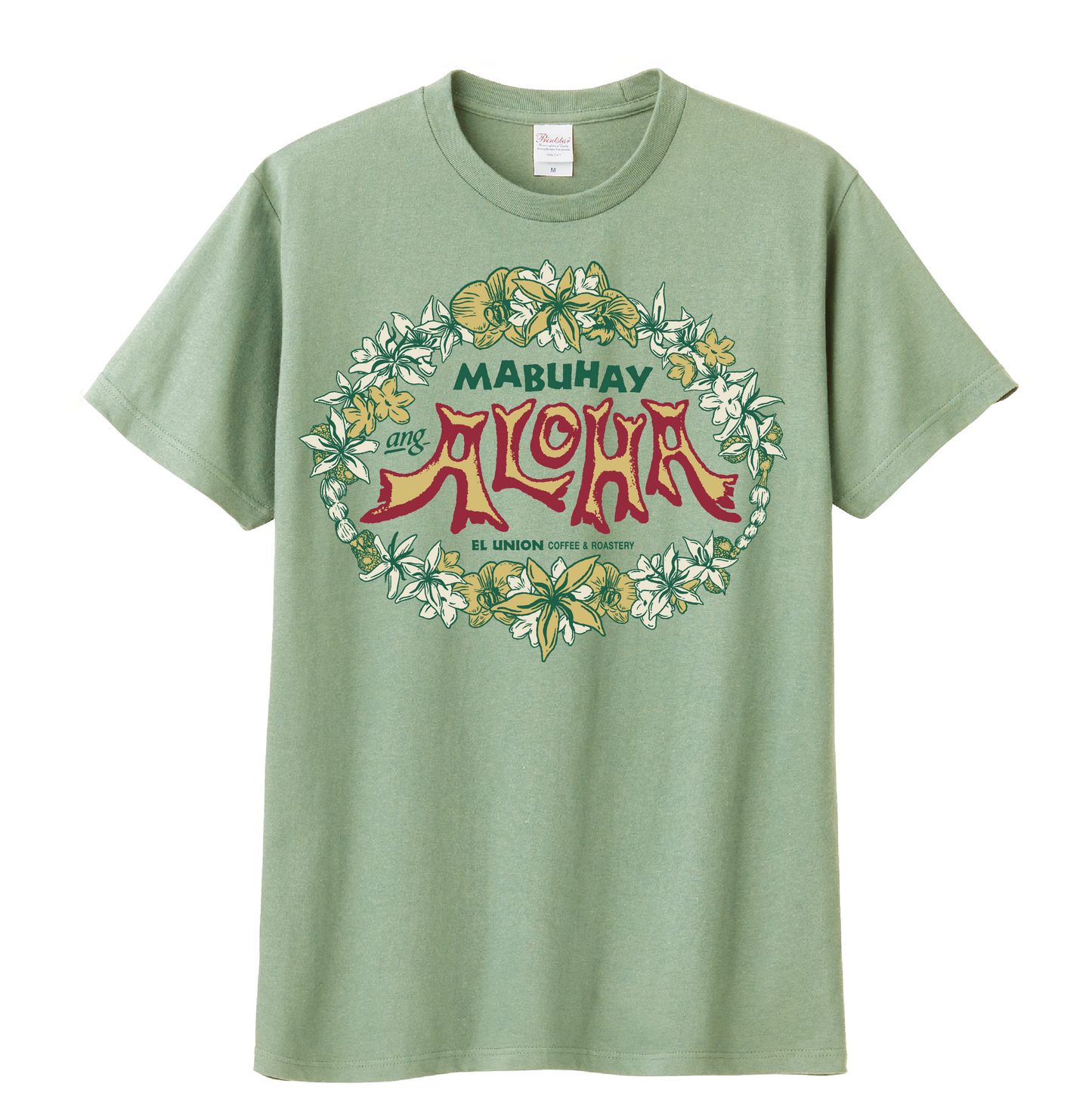 Mabuhay Ang Aloha Tee in Light Sage