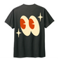Watch Your Back Tee in Smoke Black